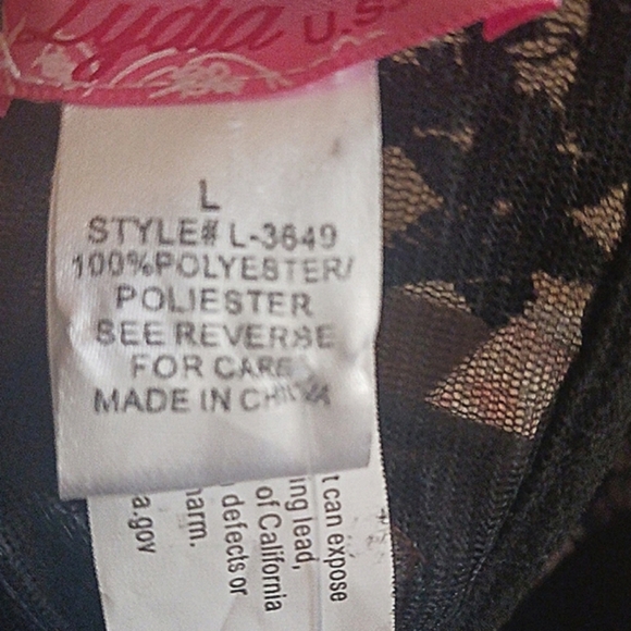 Lydia Black Beaded Corset - Picture 4 of 4